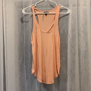 Express coral/orange tank top